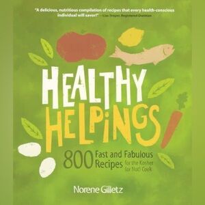 Healthy Helpings Norene Gilletz Kosher Jewish 2004 Cookbook ISBN 1-58054-379-0